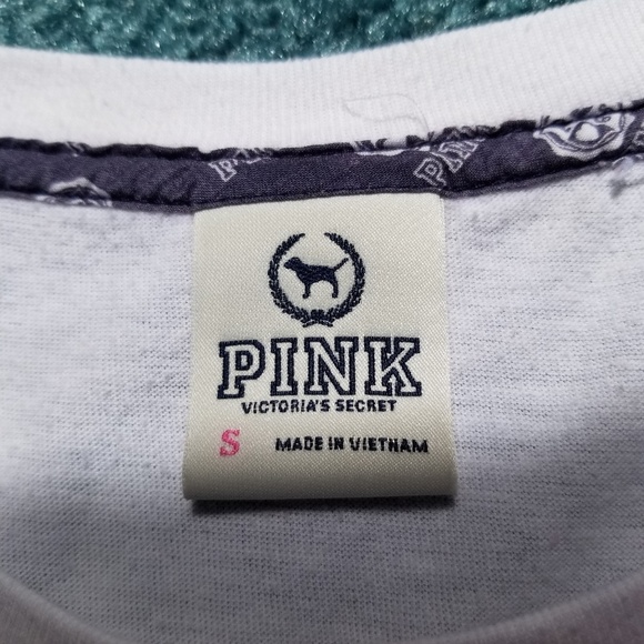 VINTAGE WHITE PINK SHIRT - Picture 3 of 3